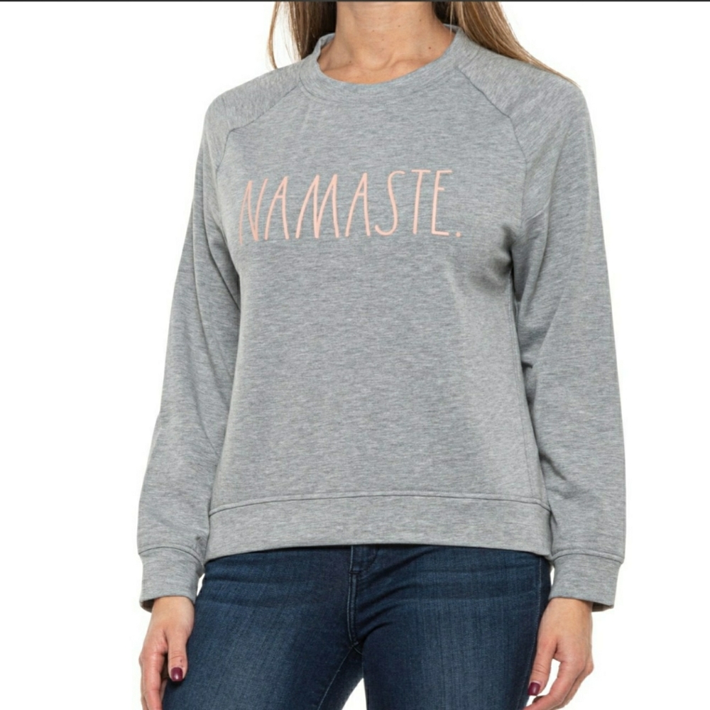 Dunn Sweatshirt  “NAMASTE” Size LARGE